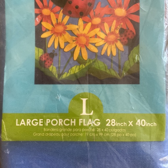 2/$15 🐞LADY BUG🐞 Flag, Polyester Large Outdoor or Indoor Decor, 28” x 40”, NWT - Picture 2 of 4